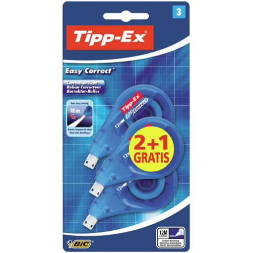 Picture of TIPP-EX CORRECTOR ROLL 4.2MMX12M 2+1 FREE
